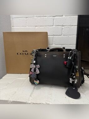 Coach Rogue 31 - Loved Leather With Charms
